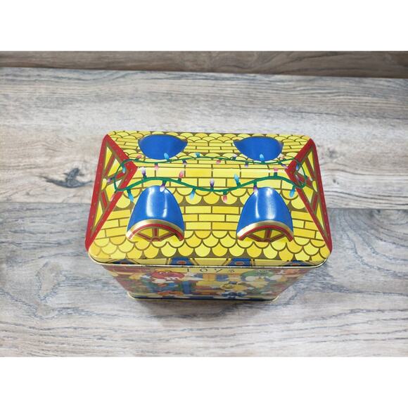 M&M's Limited Edition Christmas Village Candy Toy Shop Collectors Tin 1996 Empty - Picture 5 of 7
